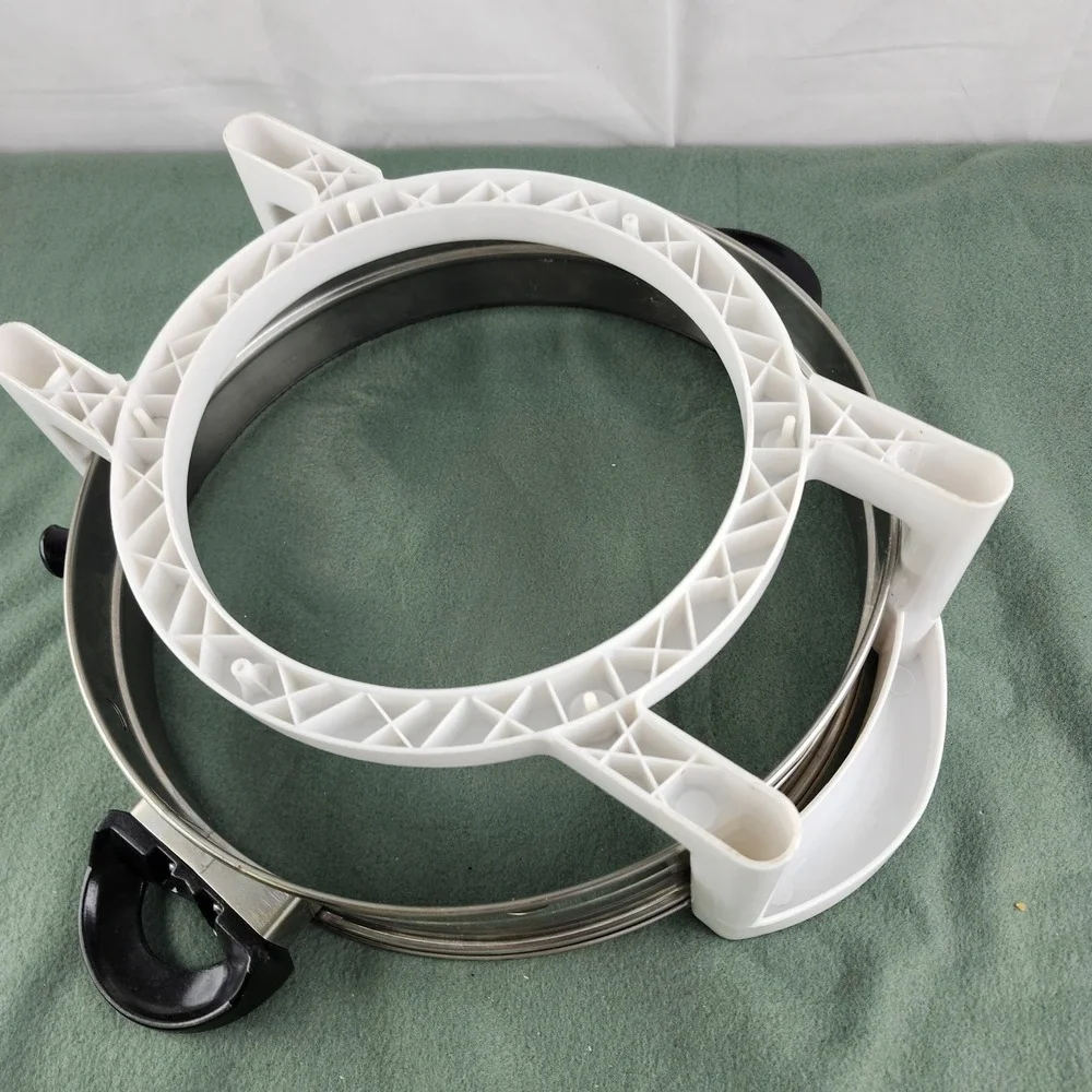 NutriChef PKAIRFR48 Infrared Air Fryer Replacement Extender Ring and Base/Handle